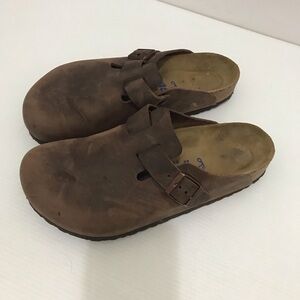 Birkenstock Soft Footbed Boston Clogs Men’s Size 10